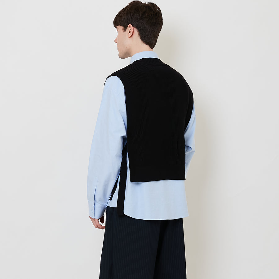 Men Vest Top - Black - SM2508124A