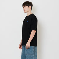 Men Embroidery Oversized Tee - Black - SM2508136C