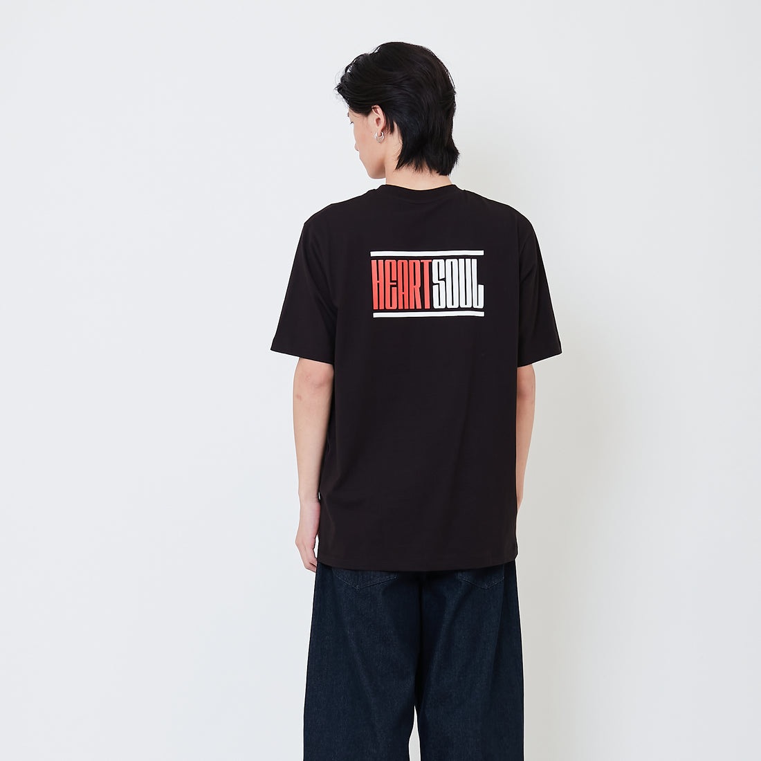 Men Graphic Tee - Black - SM2509085B