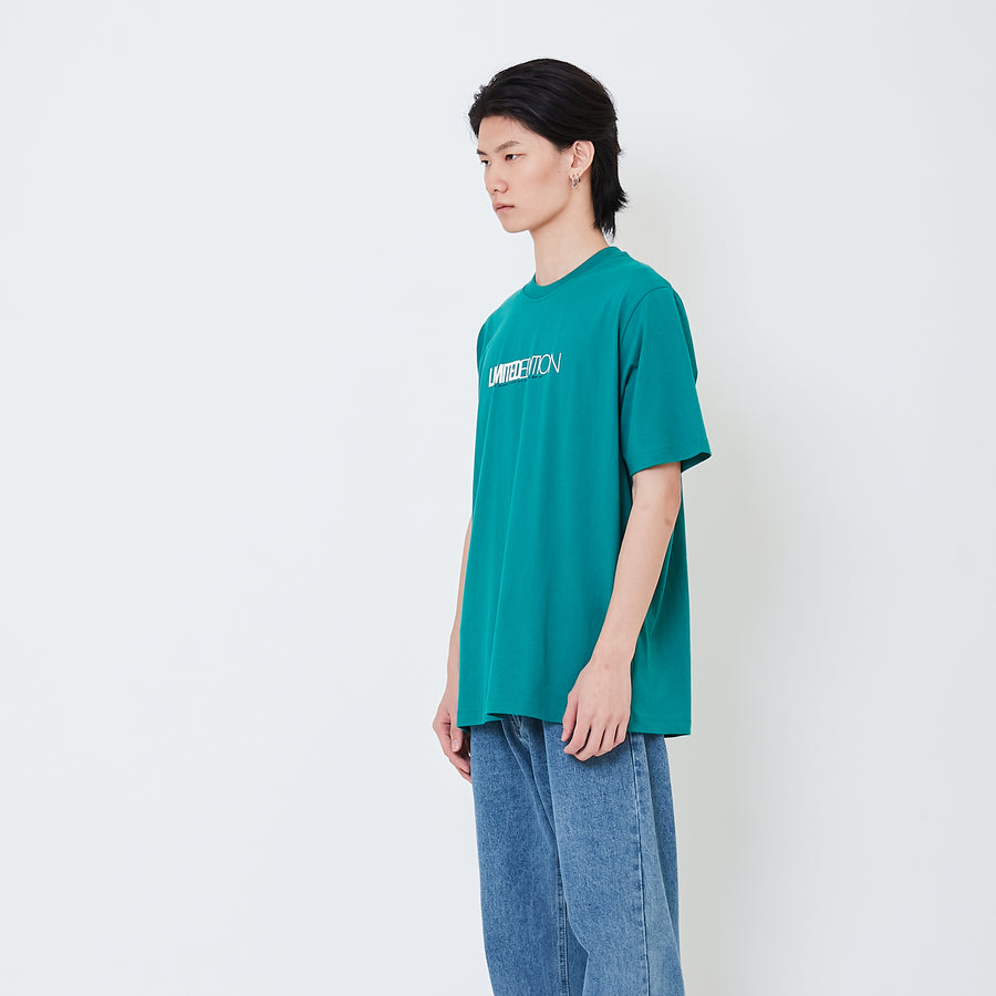 Men Graphic Tee - Dark Green - SM2509086A