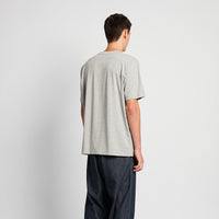 Men Graphic Tee - Melange Grey - SM2509086B