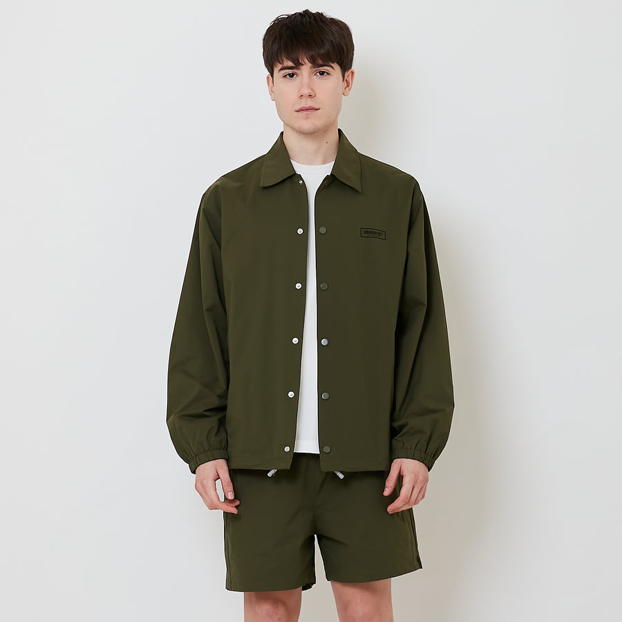 Men Oversized Couch Jacket - Army Green - SM2509152A