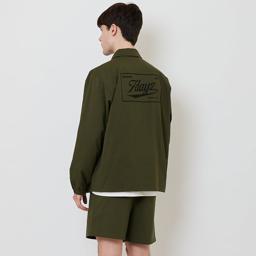 Men Oversized Couch Jacket - Army Green - SM2509152A