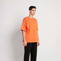 Men Embroidery Oversized Tee - Orange - SM2509157D