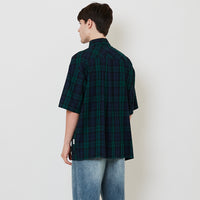 Men Oversized Shirt - Dark Green - SM2510160A