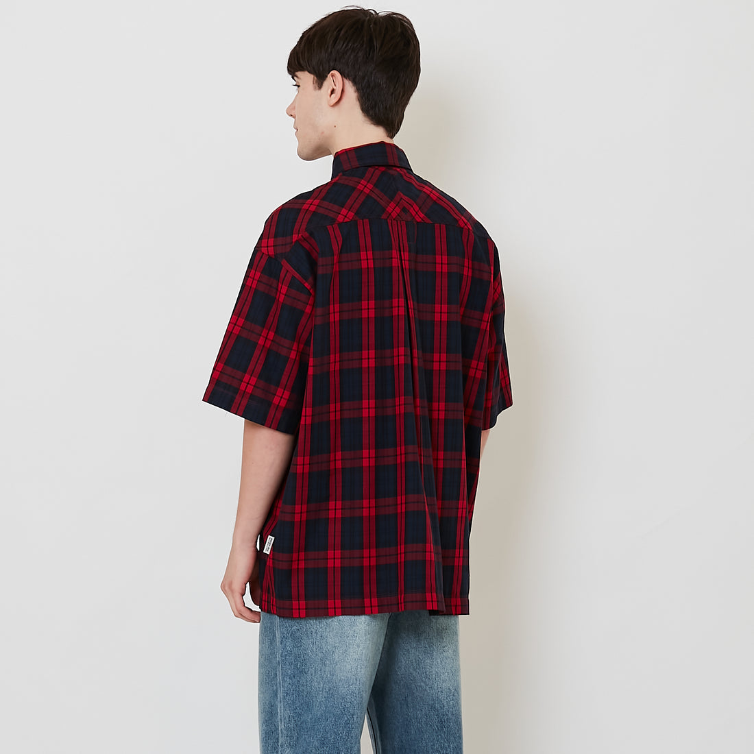 Men Oversized Shirt - Red - SM2510160B