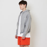 Men Oversized Jacket - Melange Grey - SM2510161B