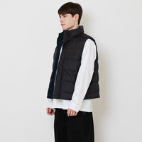 Men Reversible Puffer Vest - Dark Green - SM2510163A