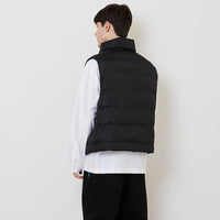 Men Reversible Puffer Vest - Dark Green - SM2510163A