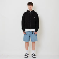 Men Wide Leg Jorts - Light Blue - SM2510166B