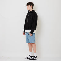 Men Wide Leg Jorts - Light Blue - SM2510166B