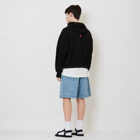 Men Wide Leg Jorts - Light Blue - SM2510166B