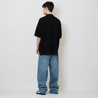 Men Barrel Leg Long Jeans - Light Blue - SM2510167B