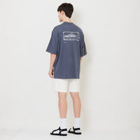 Men Denim Shorts - Off White - SM2510168A