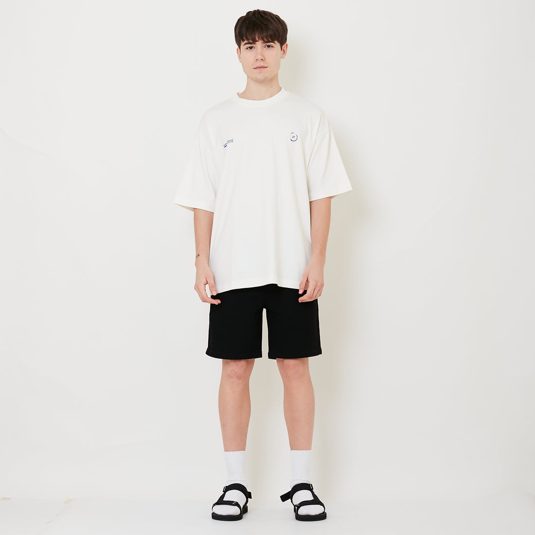 Men Denim Shorts - Black - SM2510168C