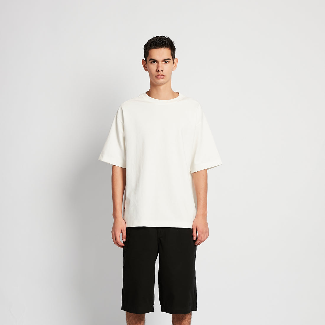 Men Raglan Sleeve Top - Off White - SM2510169A