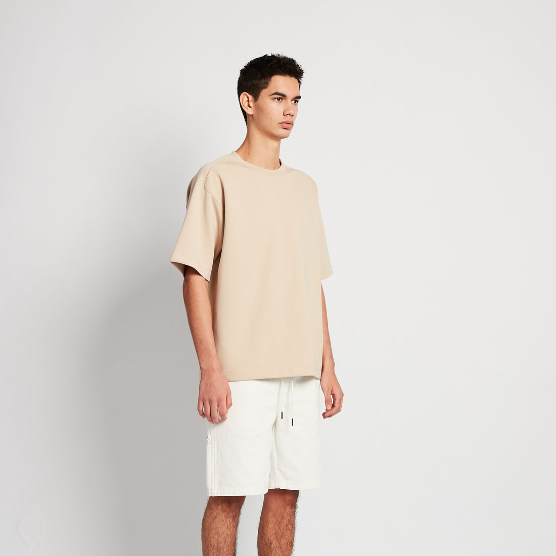 Men Raglan Sleeve Top - Beige - SM2510169B