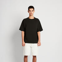 Men Raglan Sleeve Top - Black - SM2510169E