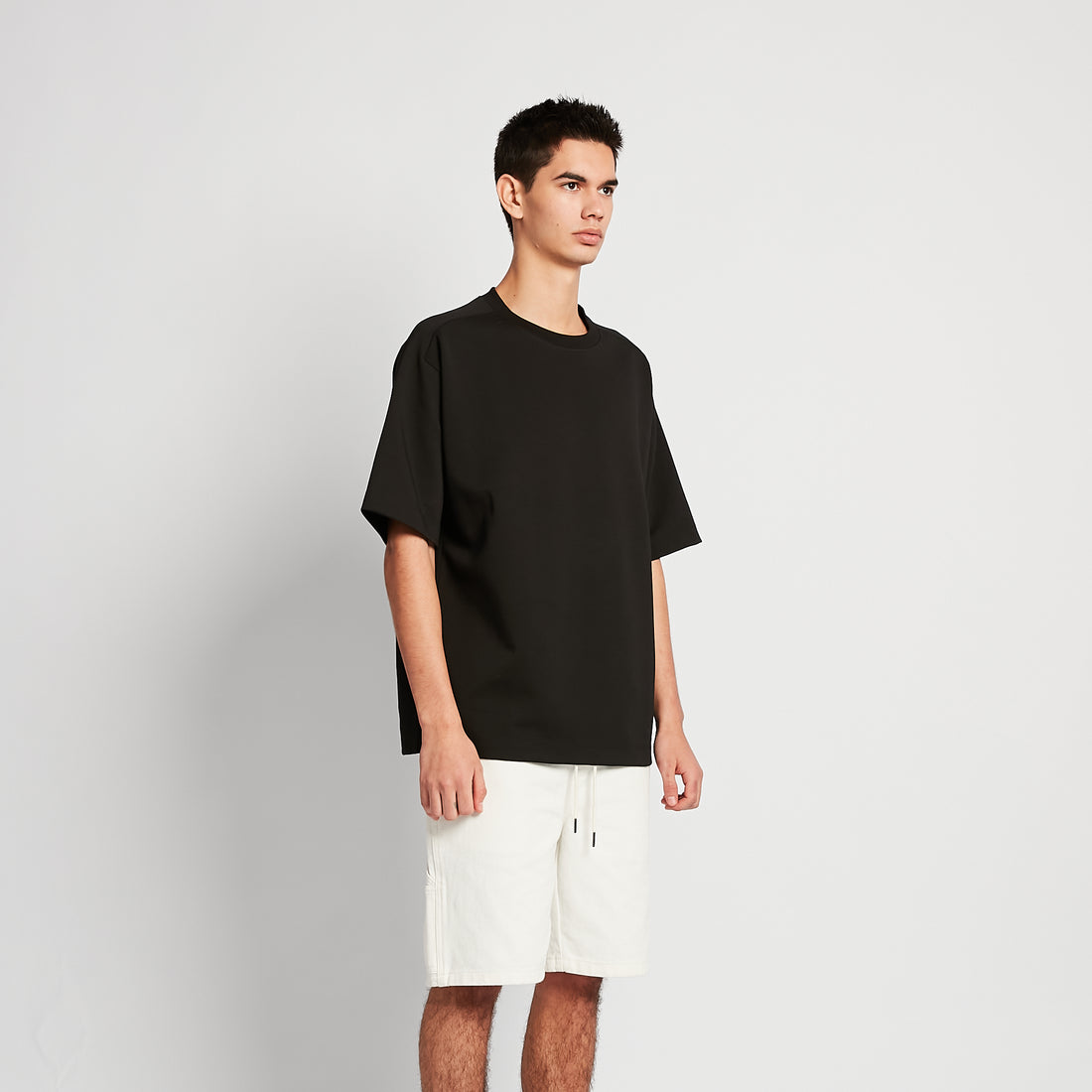 Men Raglan Sleeve Top - Black - SM2510169E