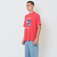 Men Graphic Tee - Fuchsia - SM2510226B