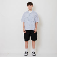 Men Nylon Shorts - Black - SM2511175A