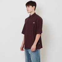 Men Oversized Shirt - Red - SM2511181A