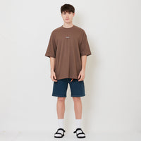 Men Slim Fit Denim Shorts - Dark Blue - SM2511183C