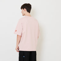 Men Oversized Roman Knit Top - Light Pink - SM2511185B