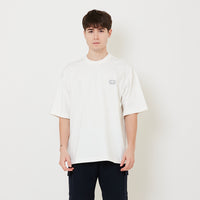 Men Printed Oversized Tee - Off White - SM2511191A