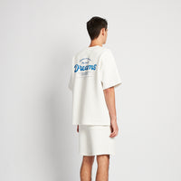 Men Printed Oversized Tee - Off White - SM2511192A