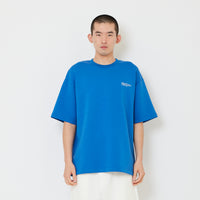 Men Printed Oversized Tee - Blue - SM2511192E