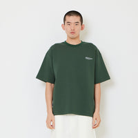 Men Printed Oversized Tee - Green - SM2511192G