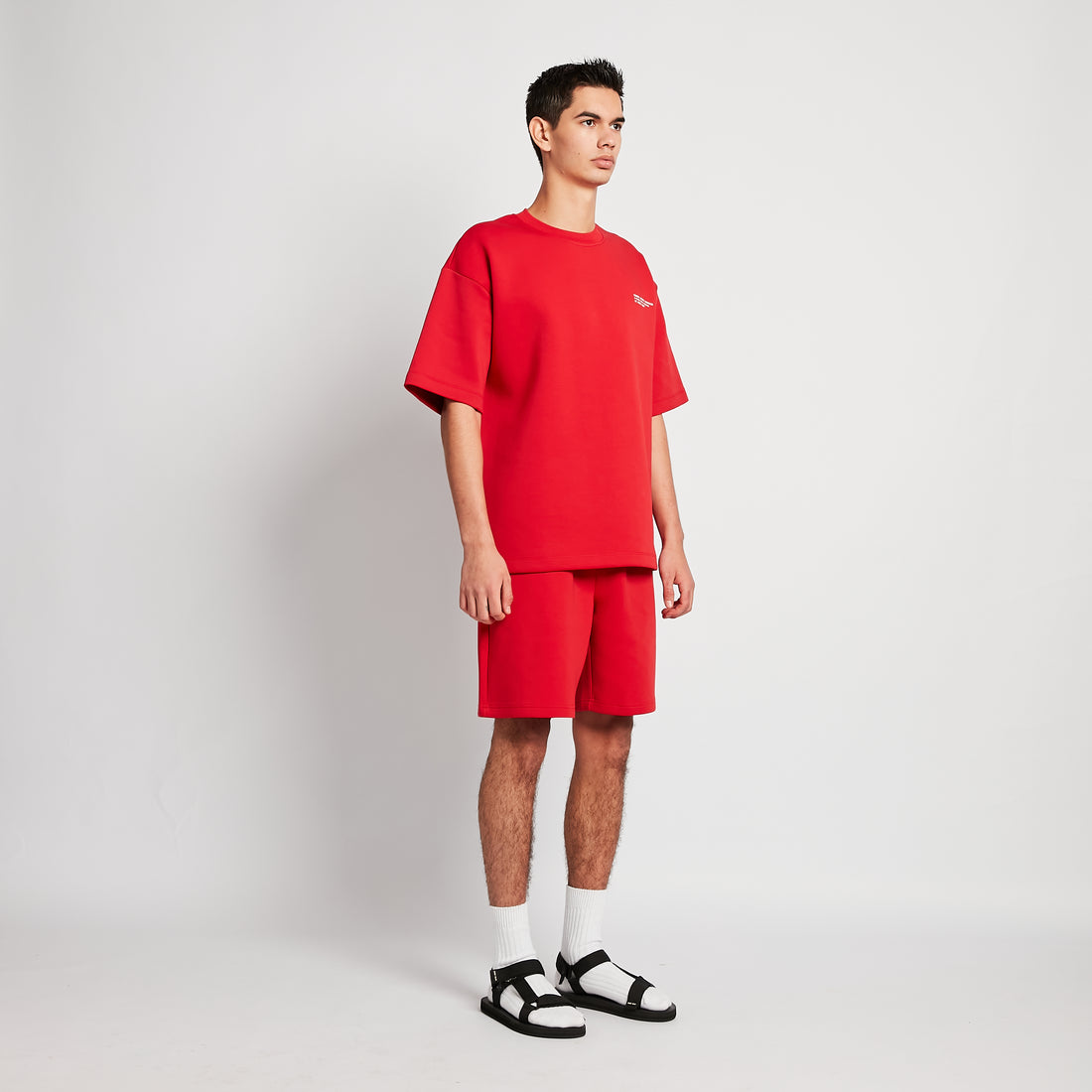 Men Sweat-Shorts - Red - SM2511193C