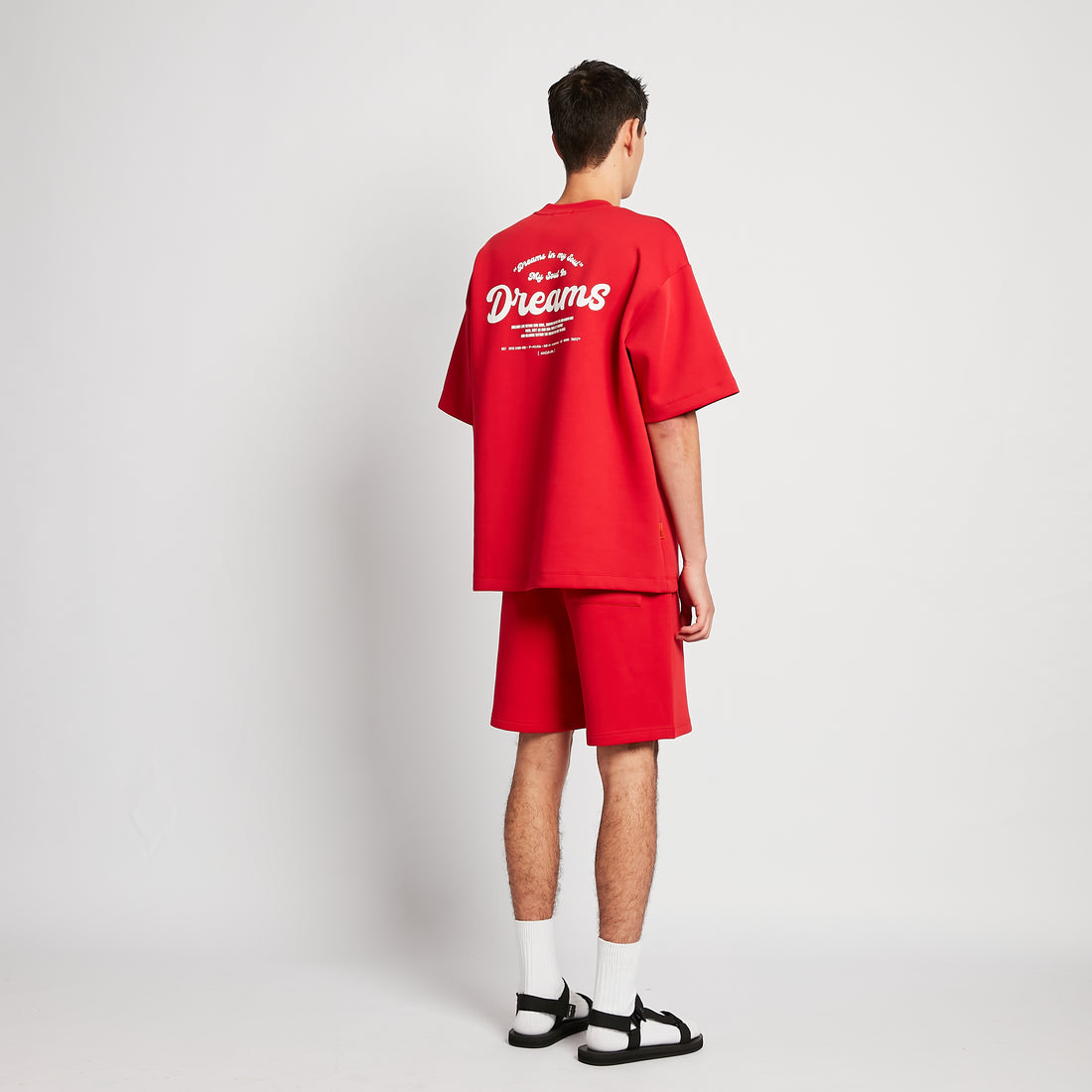 Men Sweat-Shorts - Red - SM2511193C