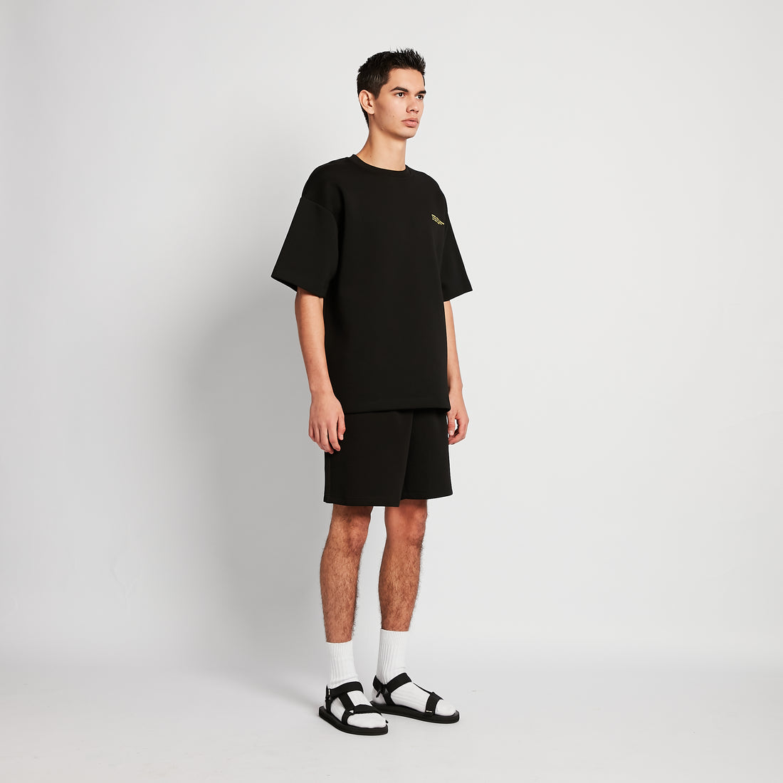 Men Sweat-Shorts - Black - SM2511193D