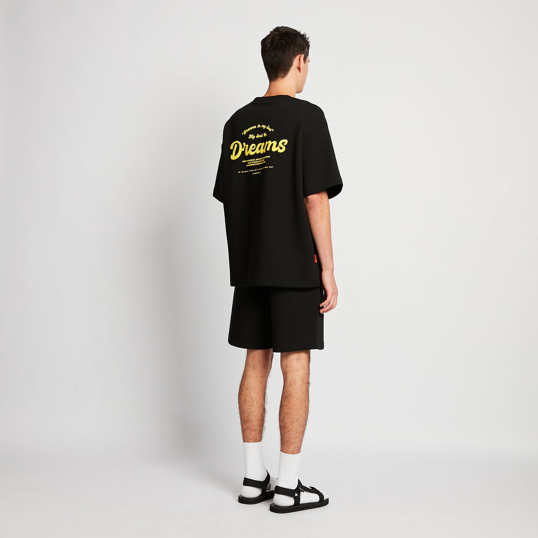 Men Sweat-Shorts - Black - SM2511193D