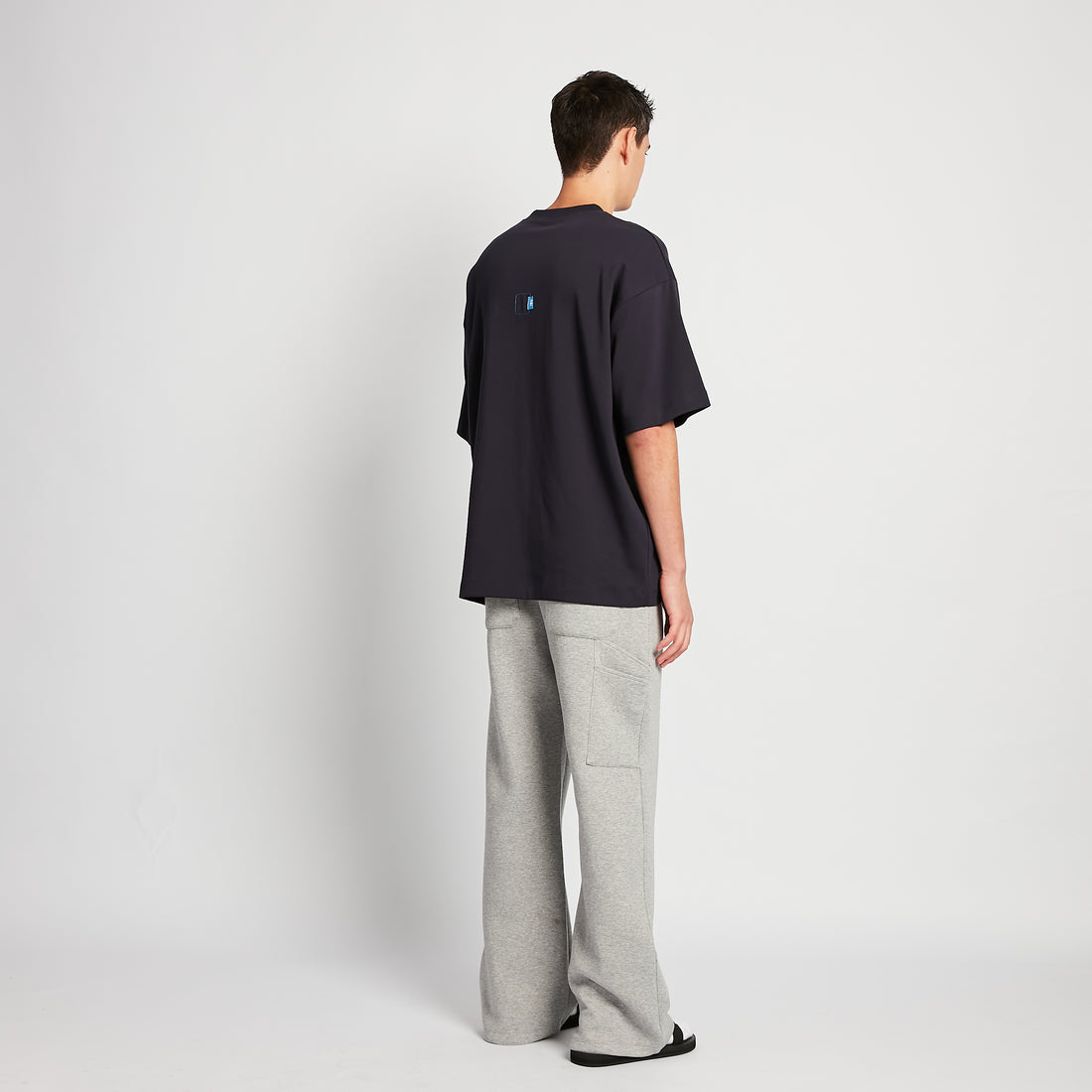 Men Sweatpants - Melange Grey - SM2511194B