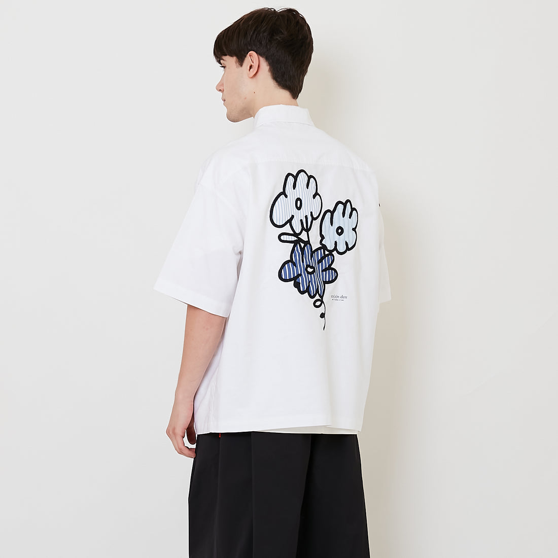 Men Oversized Shirt - Off White - SM2512200A