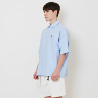 Men Oversized Shirt - Light Blue - SM2512200B