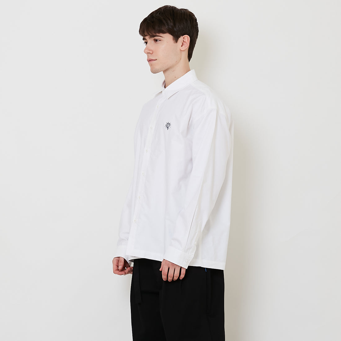 Men Oversized Shirt - Off White - SM2512201A