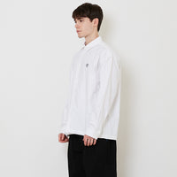 Men Oversized Shirt - Off White - SM2512201A