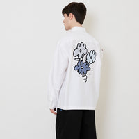 Men Oversized Shirt - Off White - SM2512201A