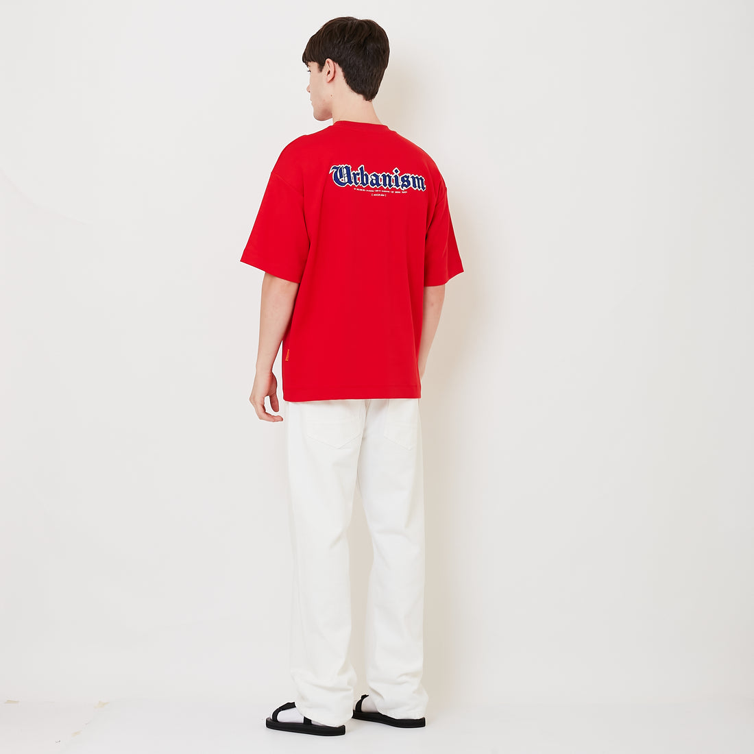 Men Straight Cut Long Jeans - Off White - SM2512204A