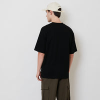 Men Oversized Tee - Black - SM2512205B