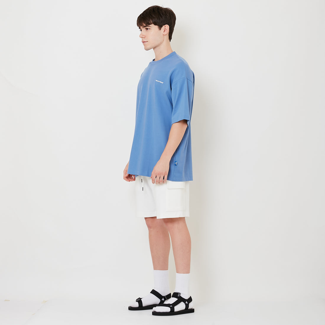 Men Cargo Pique Shorts - Off White - SM2512207A