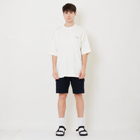 Men Cargo Pique Shorts - Navy - SM2512207B