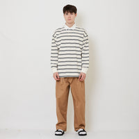 Men Wide Leg Long Pants - Khaki - SM2512208A