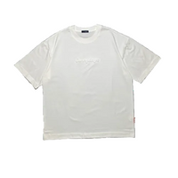 Men Embroidery Oversized Tee - Off White - SM2512209A