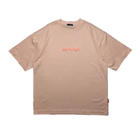 Men Embroidery Oversized Tee - Salmon - SM2512209B