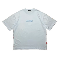 Men Embroidery Oversized Tee - Light Blue - SM2512209C